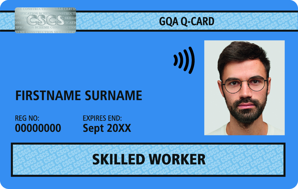 Blue CSCS Card Level 2 Skilled Worker